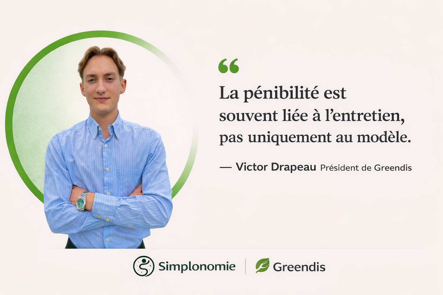Rencontre avec Victor Drapeau, président de Greendis